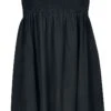 "Ladies Smoked Off Shoulder Dress" Kurzes Kleid Schwarz Von Urban Classics -Forbunrs Geschaft 390444a