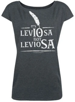 "Leviosa" T-Shirt Dunkelgrau Meliert Von Harry Potter 7 "Leviosa" T-Shirt Dunkelgrau Meliert Von Harry Potter -Forbunrs Geschaft 391132c