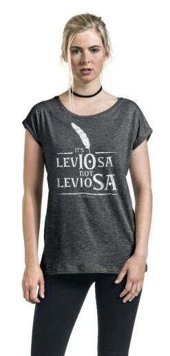 "Leviosa" T-Shirt Dunkelgrau Meliert Von Harry Potter 9 "Leviosa" T-Shirt Dunkelgrau Meliert Von Harry Potter -Forbunrs Geschaft 391132wa