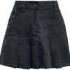 "Dale Skirt" Mittellanger Rock Schwarz Von Brandit -Forbunrs Geschaft 392703a