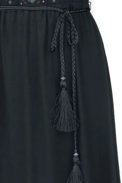 "Mandala" Langes Kleid Schwarz Von Supernatural -Forbunrs Geschaft 393949d