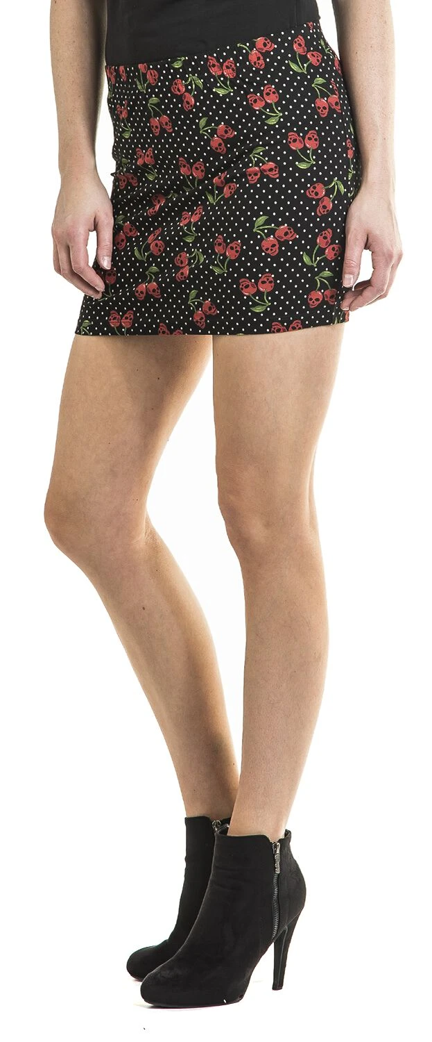 "The Double Life" Kurzer Rock Schwarz Von Rock Rebel By EMP 10 "The Double Life" Kurzer Rock Schwarz Von Rock Rebel By EMP – Bild 8