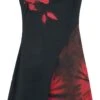 "Maya Dress" Mittellanges Kleid Schwarz/rot Von Innocent -Forbunrs Geschaft 395361a