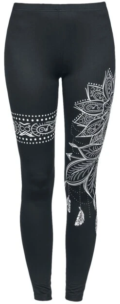"Built For Comfort" Leggings Schwarz Von Gothicana By EMP