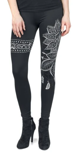 "Built For Comfort" Leggings Schwarz Von Gothicana By EMP -Forbunrs Geschaft 395474wa