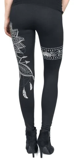 "Built For Comfort" Leggings Schwarz Von Gothicana By EMP -Forbunrs Geschaft 395474wb