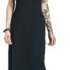 "Mila Dress" Langes Kleid Schwarz Von Innocent -Forbunrs Geschaft 396043