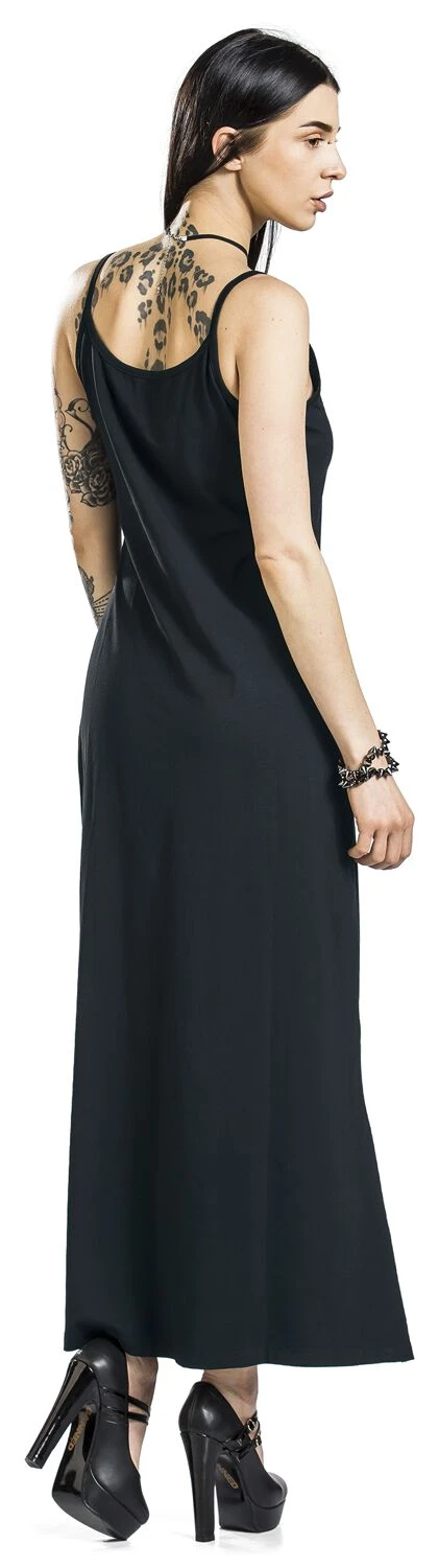 "Mila Dress" Langes Kleid Schwarz Von Innocent 8 "Mila Dress" Langes Kleid Schwarz Von Innocent – Bild 6