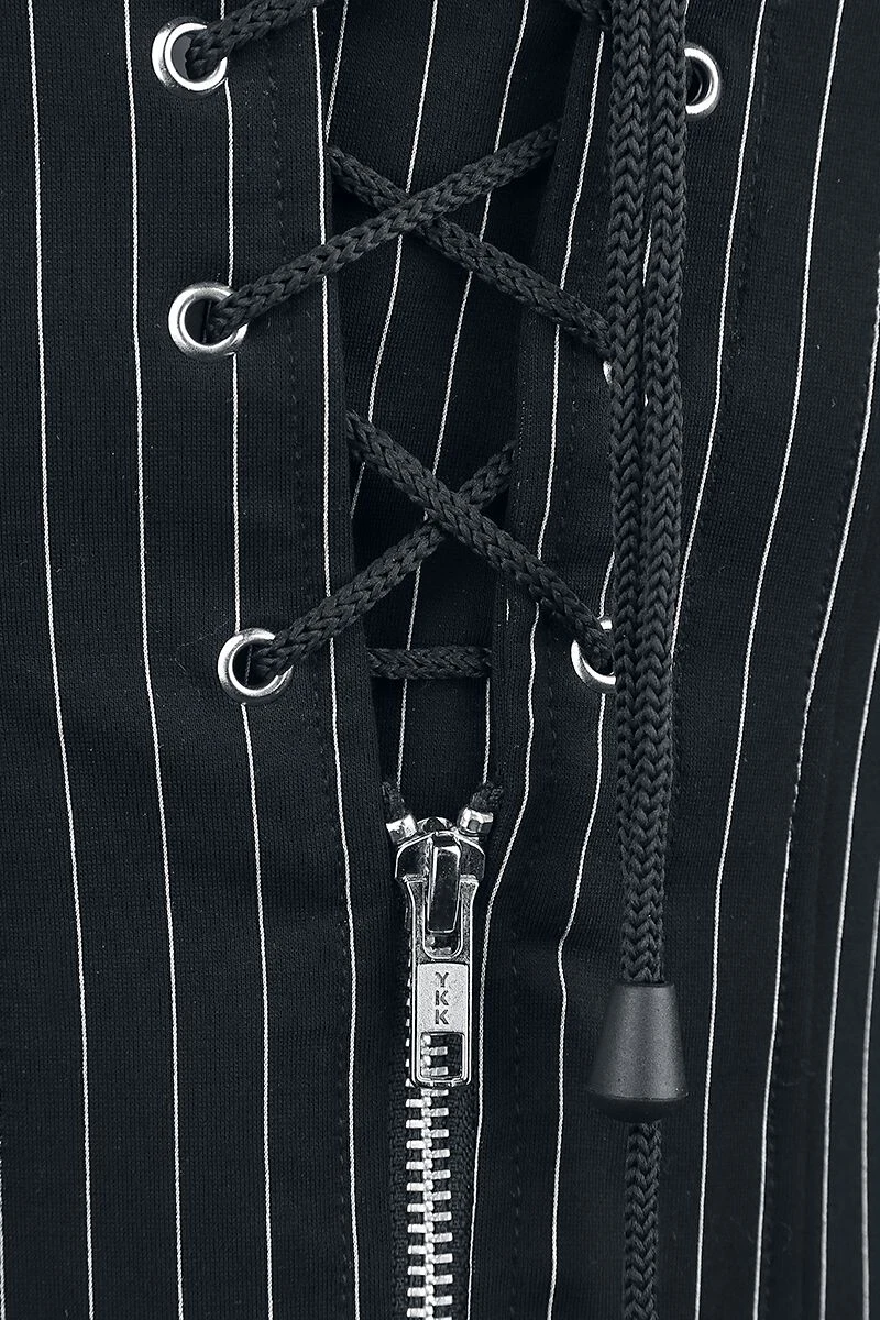 "Viola" Top Schwarz Von Gothicana By EMP 5 "Viola" Top Schwarz Von Gothicana By EMP – Bild 3