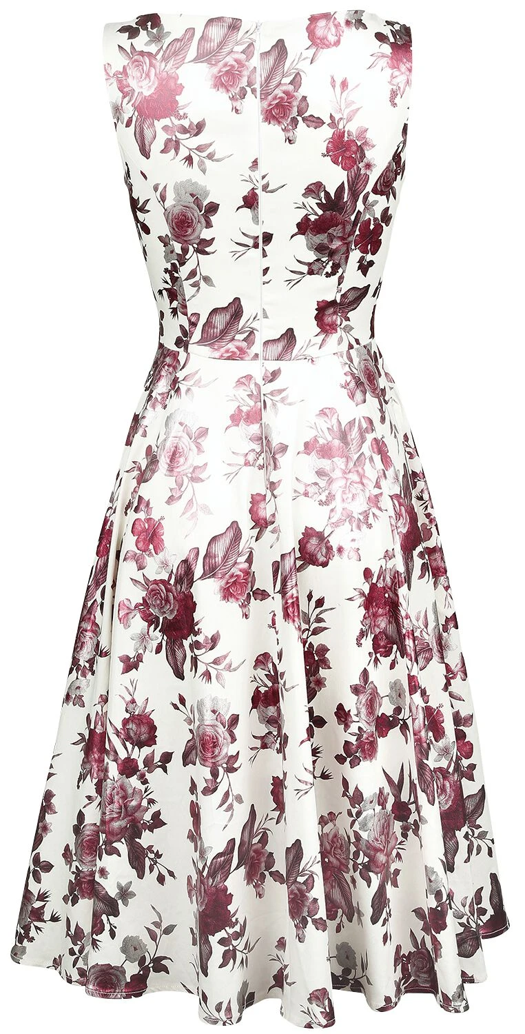 "Aphrodite Metallic Swing Dress" Mittellanges Kleid Weiß Von H&R London 4 "Aphrodite Metallic Swing Dress" Mittellanges Kleid Weiß Von H&R London – Bild 2