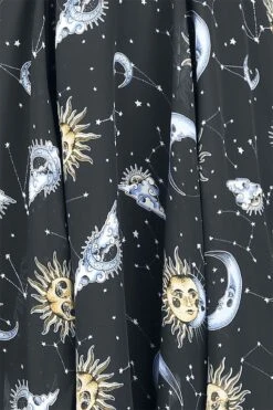 "Solaris Dress" Mittellanges Kleid Schwarz Von Hell Bunny -Forbunrs Geschaft 444118d