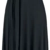 "Endless Forms Most Beautiful" Mittellanges Kleid Schwarz Von Black Premium By EMP