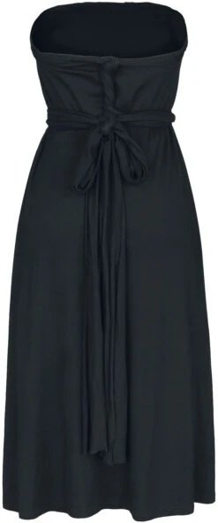 "Endless Forms Most Beautiful" Mittellanges Kleid Schwarz Von Black Premium By EMP -Forbunrs Geschaft 451402c6