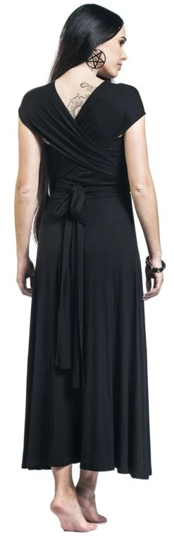 "Endless Forms Most Beautiful" Mittellanges Kleid Schwarz Von Black Premium By EMP -Forbunrs Geschaft 451402wc2