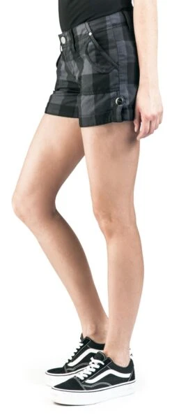 "Santiago Hot Pant" Hotpant Schwarz/grau Von Brandit -Forbunrs Geschaft 452466wa2