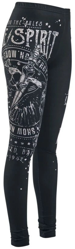 "Built For Comfort" Leggings Schwarz Von Rock Rebel By EMP -Forbunrs Geschaft 454897c