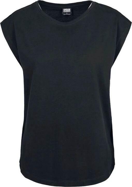 "Ladies Basic Shaped Tee" T-Shirt Schwarz Von Urban Classics -Forbunrs Geschaft 456205a