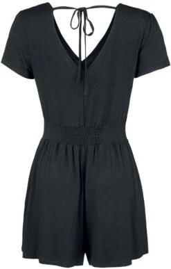 "Overlay Back Knotted Short Jump Suit" Jumpsuit Schwarz Von RED By EMP -Forbunrs Geschaft 457596b