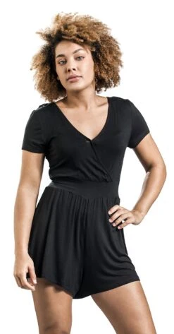 "Overlay Back Knotted Short Jump Suit" Jumpsuit Schwarz Von RED By EMP -Forbunrs Geschaft 457596wa