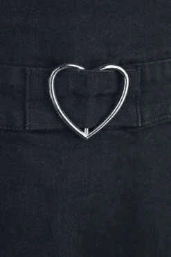 "Love Me Right Dungeree Style Dress" Kurzes Kleid Schwarz Von Jawbreaker -Forbunrs Geschaft 457955d3