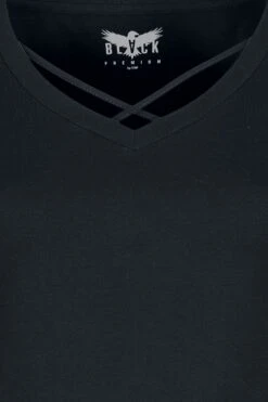 "Langarmshirt Mit Zierbändern" Langarmshirt Schwarz Von Black Premium By EMP -Forbunrs Geschaft 459419d