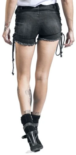 "EMP Signature Collection" Hotpant Schwarz Von Motörhead -Forbunrs Geschaft 459671wb