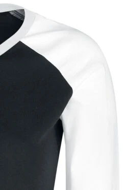 "Long Raglan Road" Langarmshirt Schwarz/weiß Von RED By EMP -Forbunrs Geschaft 460039d
