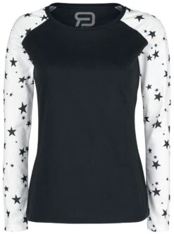 "Long Raglan Road" Langarmshirt Schwarz Von RED By EMP