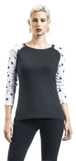 "Long Raglan Road" Langarmshirt Schwarz Von RED By EMP -Forbunrs Geschaft 460050wa