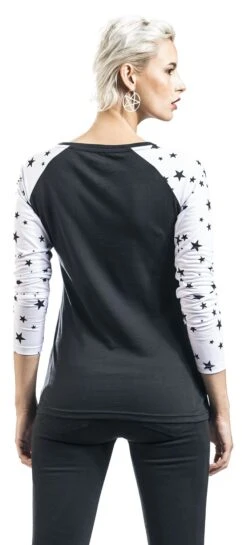 "Long Raglan Road" Langarmshirt Schwarz Von RED By EMP -Forbunrs Geschaft 460050wb