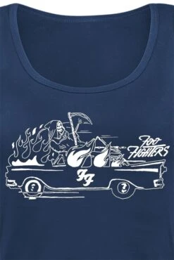 "Triblend" Top Dunkelblau Von Foo Fighters -Forbunrs Geschaft 461648d
