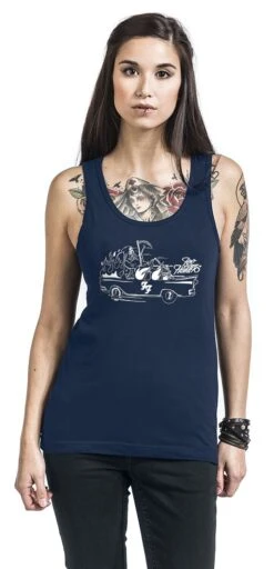 "Triblend" Top Dunkelblau Von Foo Fighters -Forbunrs Geschaft 461648wa