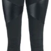 "Schwarze Leggings Mit Kunstledereinsätzen" Leggings Schwarz Von Black Premium By EMP -Forbunrs Geschaft 464816a