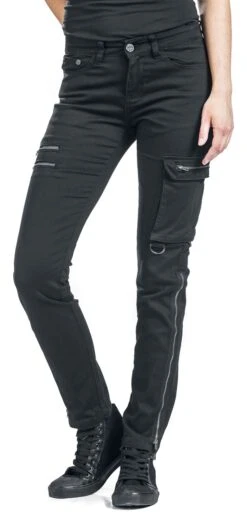 "Skarlett - Schwarze Jeans Mit Zwei Saumvarianten" Jeans Schwarz Von Black Premium By EMP -Forbunrs Geschaft 464820wa