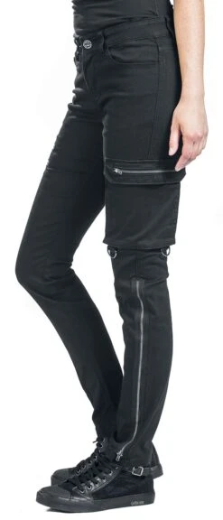"Skarlett - Schwarze Jeans Mit Zwei Saumvarianten" Jeans Schwarz Von Black Premium By EMP -Forbunrs Geschaft 464820wa2