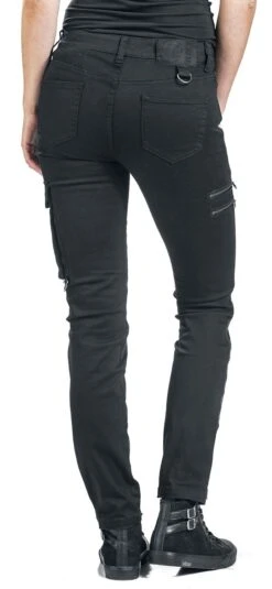 "Skarlett - Schwarze Jeans Mit Zwei Saumvarianten" Jeans Schwarz Von Black Premium By EMP -Forbunrs Geschaft 464820wb