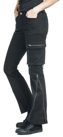 "Skarlett - Schwarze Jeans Mit Zwei Saumvarianten" Jeans Schwarz Von Black Premium By EMP -Forbunrs Geschaft 464820wb2