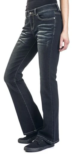 "Grace - Dunkelblaue Jeans Mit Waschung Und Schlag" Jeans Dunkelblau Von Black Premium By EMP -Forbunrs Geschaft 464831wa2