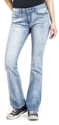 "Grace - Hellblaue Jeans Mit Waschung Und Schlag" Jeans Hellblau Von Black Premium By EMP -Forbunrs Geschaft 464845wa