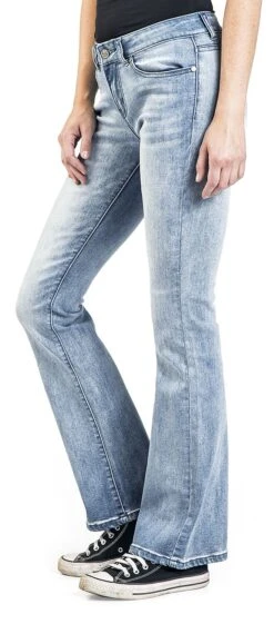 "Grace - Hellblaue Jeans Mit Waschung Und Schlag" Jeans Hellblau Von Black Premium By EMP -Forbunrs Geschaft 464845wa2