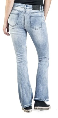 "Grace - Hellblaue Jeans Mit Waschung Und Schlag" Jeans Hellblau Von Black Premium By EMP -Forbunrs Geschaft 464845wb