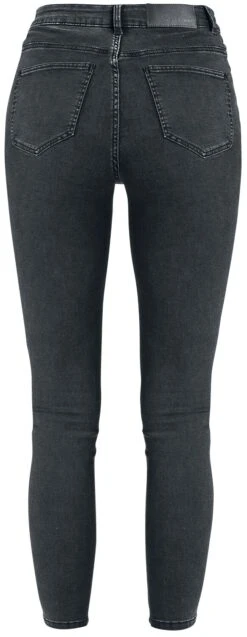 "NMCallie HW Skinny Jeans" Jeans Dunkelgrau Von Noisy May -Forbunrs Geschaft 465591b