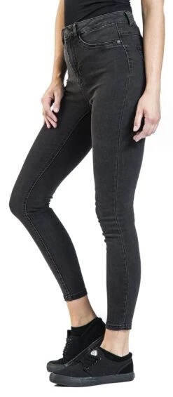 "NMCallie HW Skinny Jeans" Jeans Dunkelgrau Von Noisy May -Forbunrs Geschaft 465591wa2