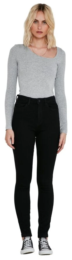 "NMCallie Chic HW Jeans" Jeans Schwarz Von Noisy May -Forbunrs Geschaft 465593wa