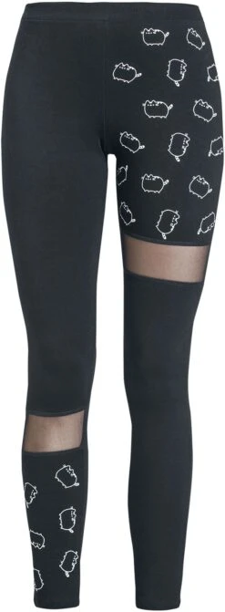 "Pusheen All Over" Leggings Schwarz Von Pusheen