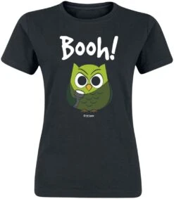 "Booh!" T-Shirt Schwarz Von Tierisch