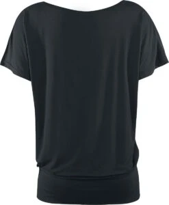 "Schwarzes T-Shirt Mit Print Und Rundhalsausschnitt" T-Shirt Schwarz Von Full Volume By EMP -Forbunrs Geschaft 478237b