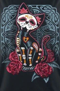 "Schwarzes T-Shirt Mit Print Und Rundhalsausschnitt" T-Shirt Schwarz Von Full Volume By EMP -Forbunrs Geschaft 478237d