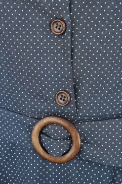 "Spot Perfection Fit & Flare Dress" Mittellanges Kleid Navy Von Banned Retro -Forbunrs Geschaft 480383d2