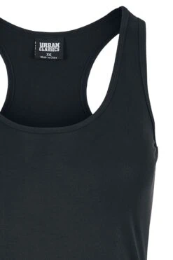 "Ladies Modal Short Racer Back Dress" Kurzes Kleid Schwarz Von Urban Classics -Forbunrs Geschaft 481410d